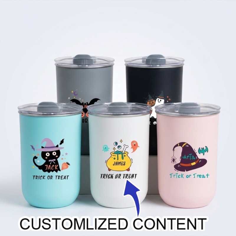 Coffee Equipment Names - Tasse de voyage d'Halloween personnalisée et