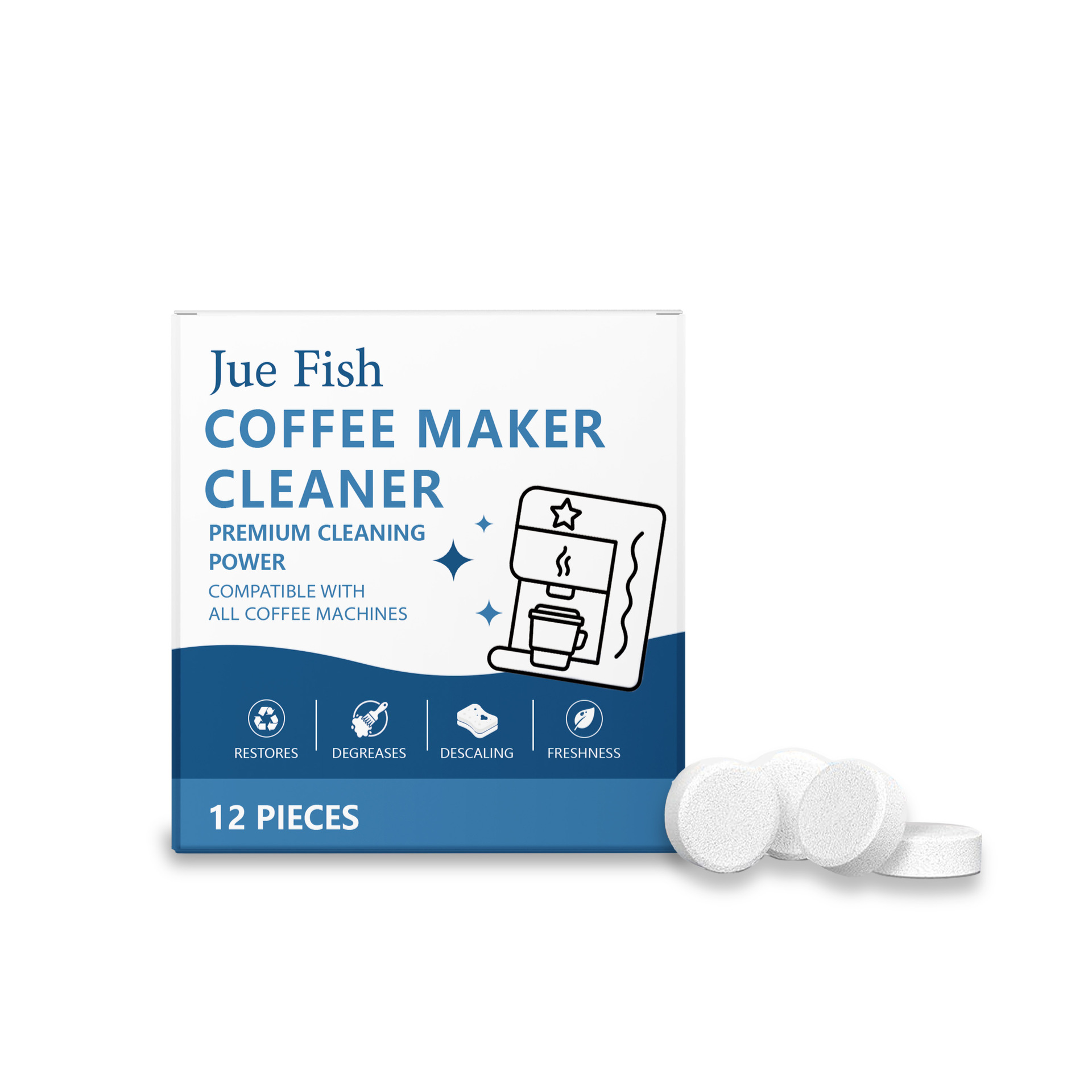 Backflush Tablet Cleaner - Comprimés de nettoyage pour machine à