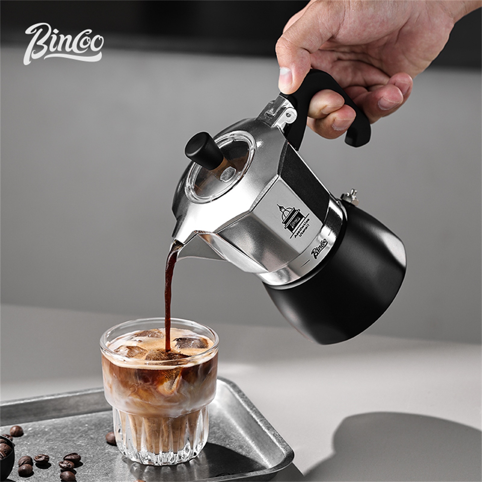 Coffee Equipment For Home - BINCOO Pot Moka à Double Valve,