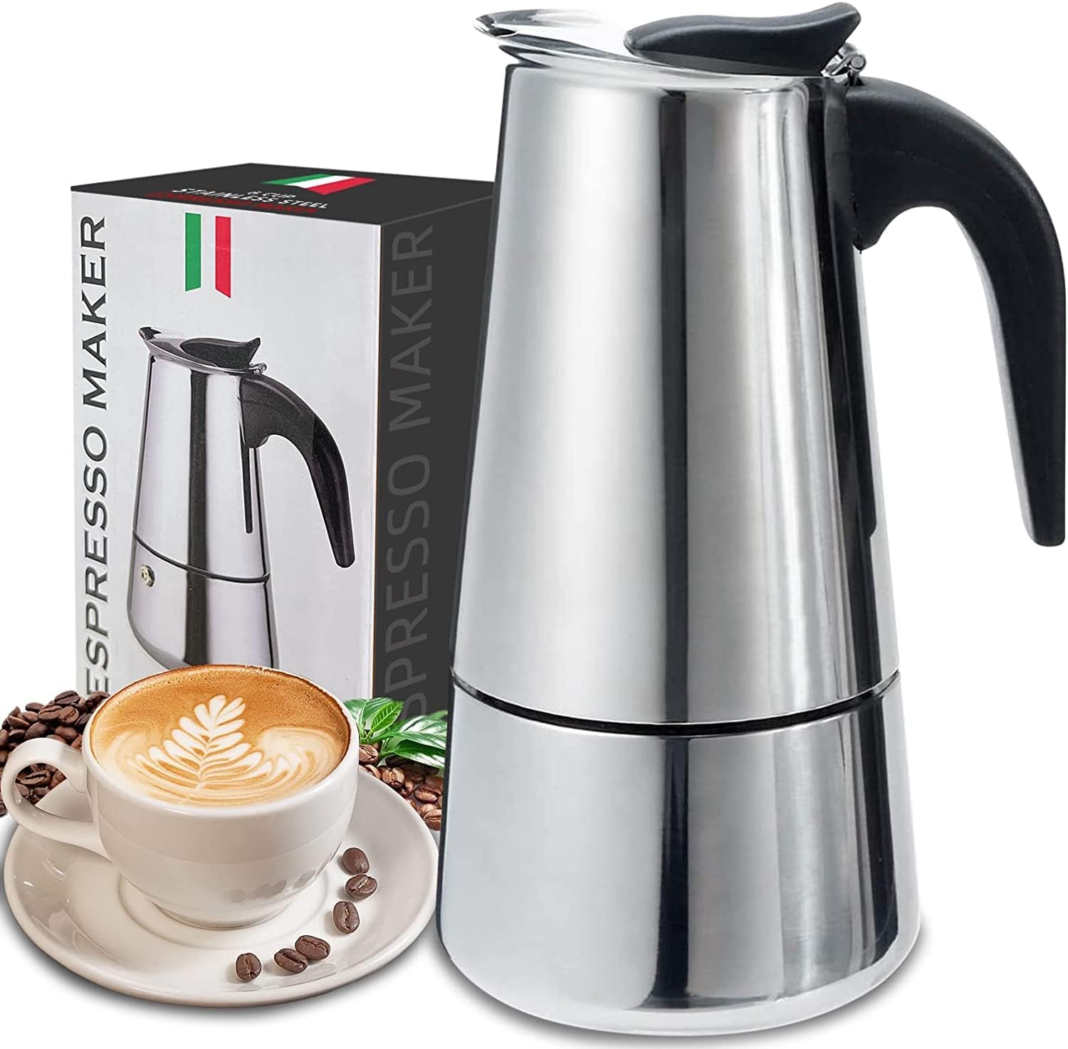 Coffee Equipment For Home - 4/6/9 Tasses Moka Pot Caffe Machine