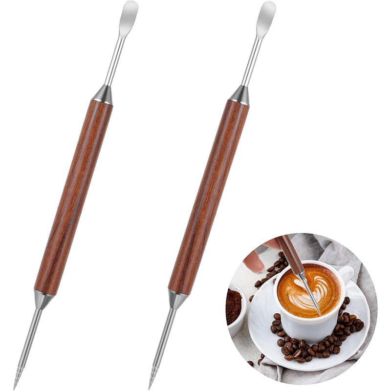 Coffee Equipment Kit - Stylo d'art à café Latte, 2