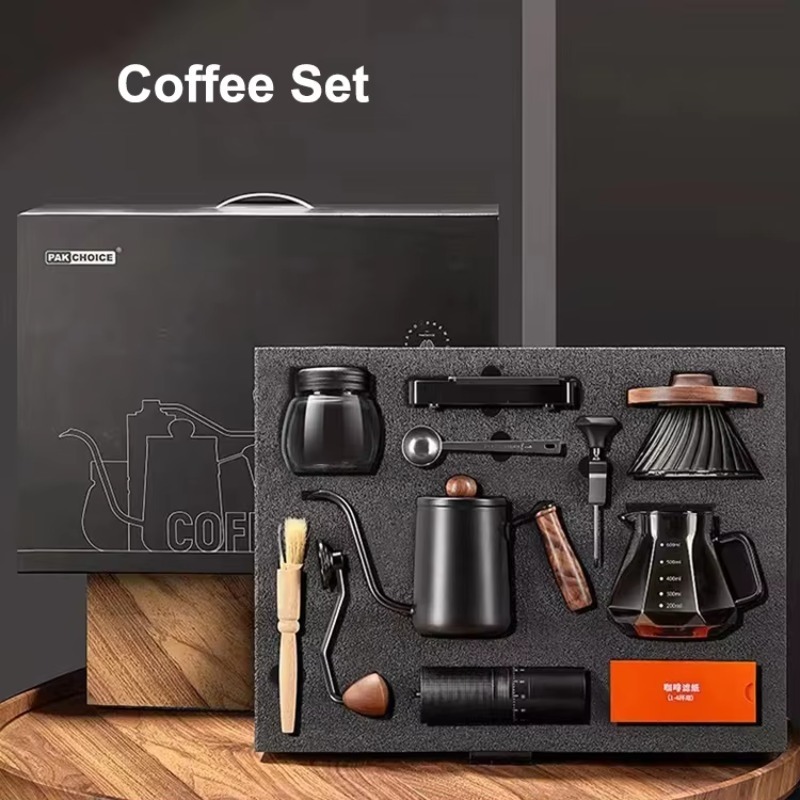 Coffee Equipment Kit - Ensemble de voyage 10 pièces pour