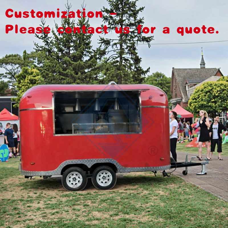 Coffee Shop Equipment - Grande remorque de nourriture personnalisée, cuisine