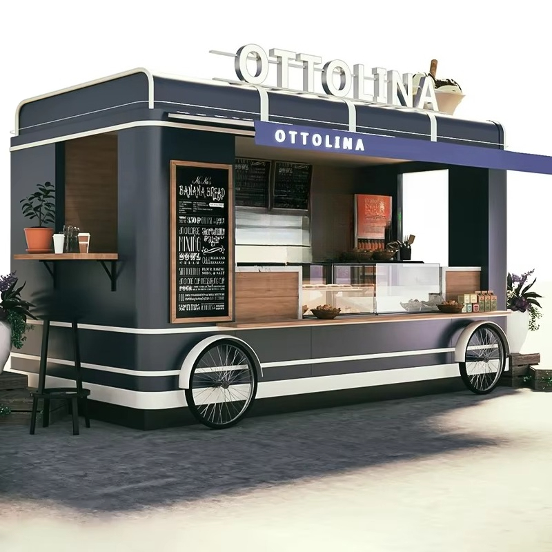 Coffee Equipment Germany - Remorque alimentaire à beignets personnalisée entièrement