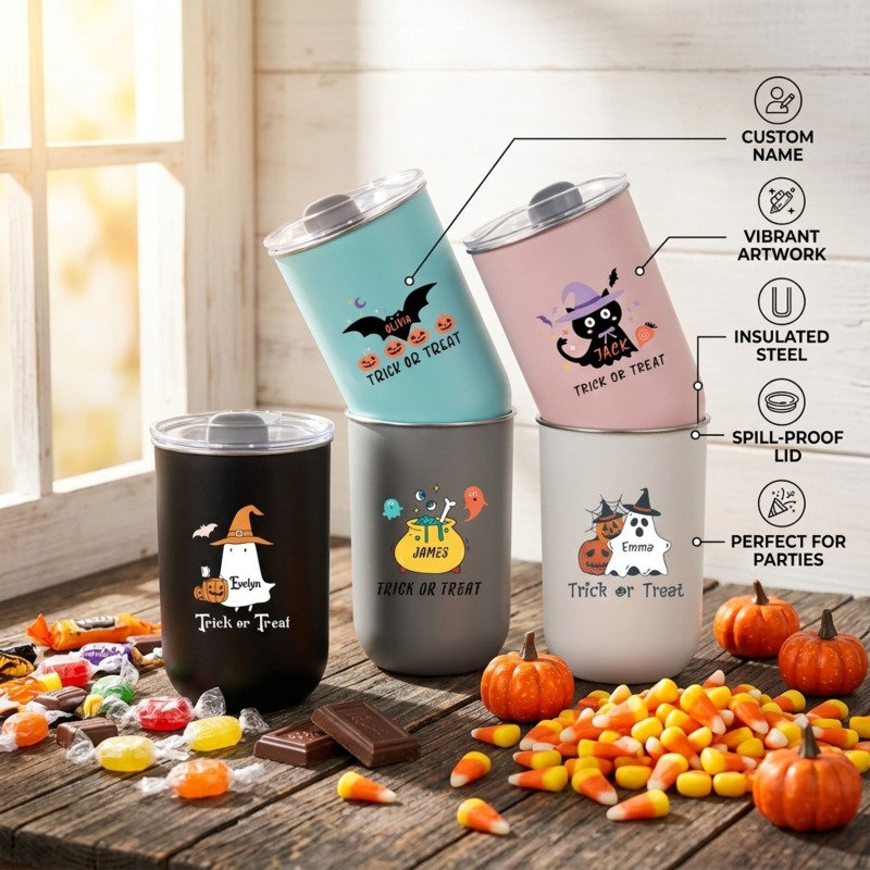 Tasse de voyage d'Halloween pe - Coffee Equipment Names avis et prix