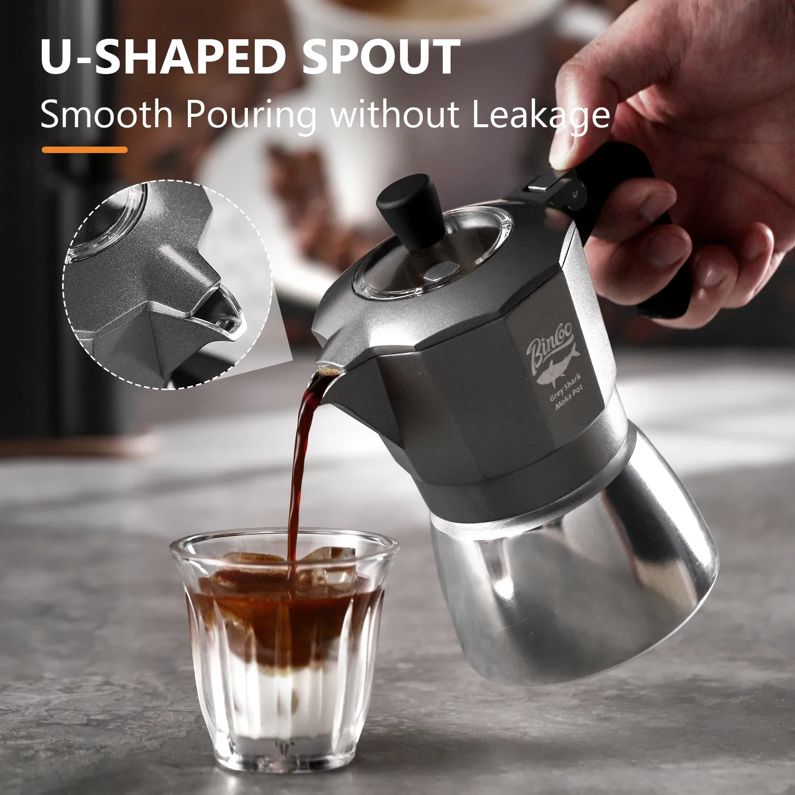 Cafetière Moka Bincoo à double - Coffee Equipment Camping avis et prix