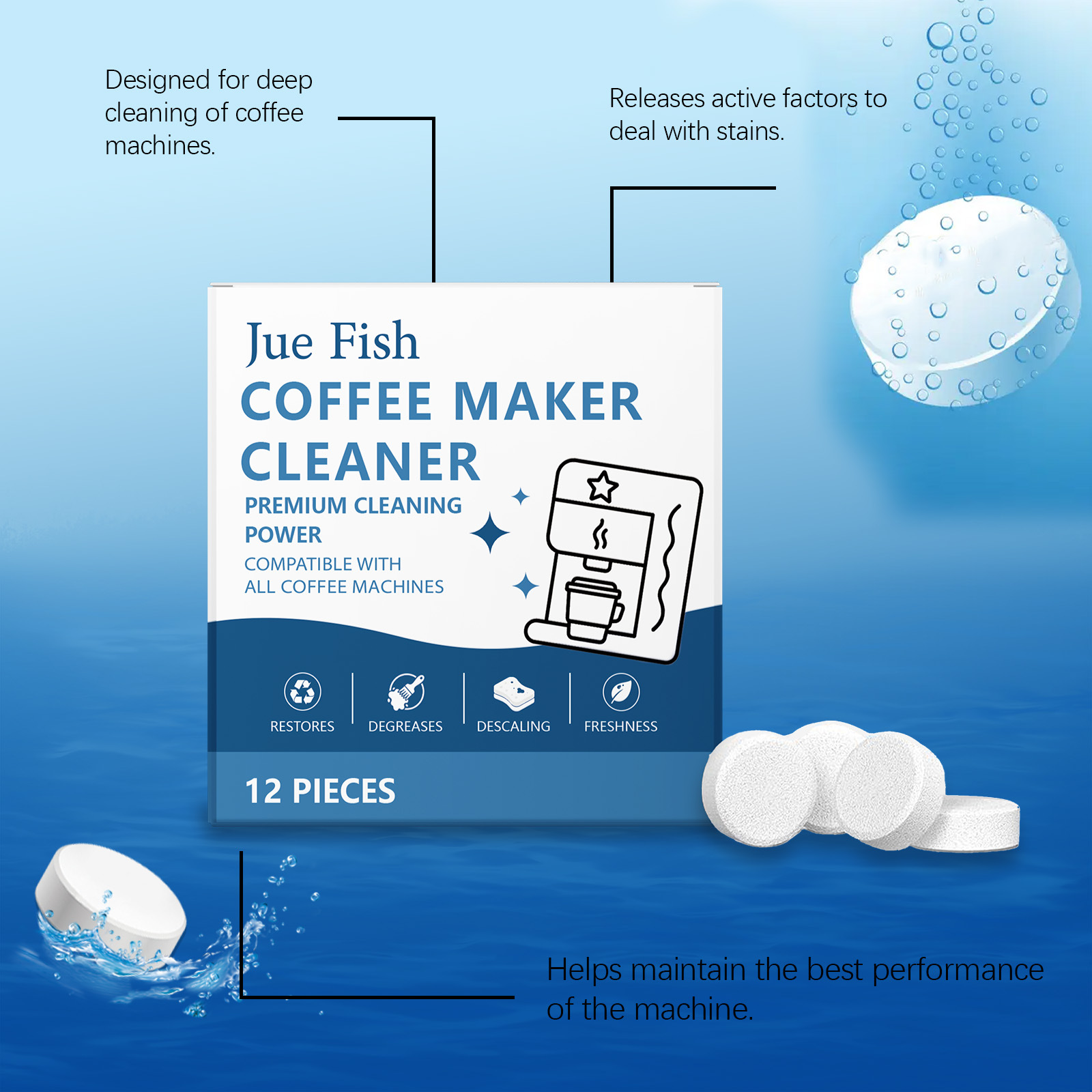 Comprimés de nettoyage pour ma - Backflush Tablet Cleaner avis et prix