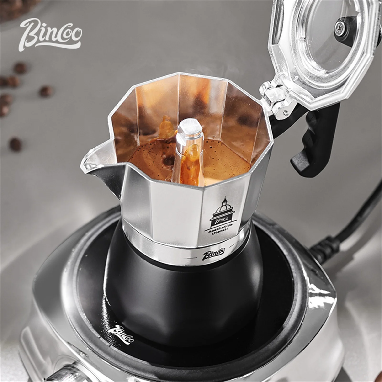 BINCOO Pot Moka à Double Valve - Coffee Equipment For Home avis et prix