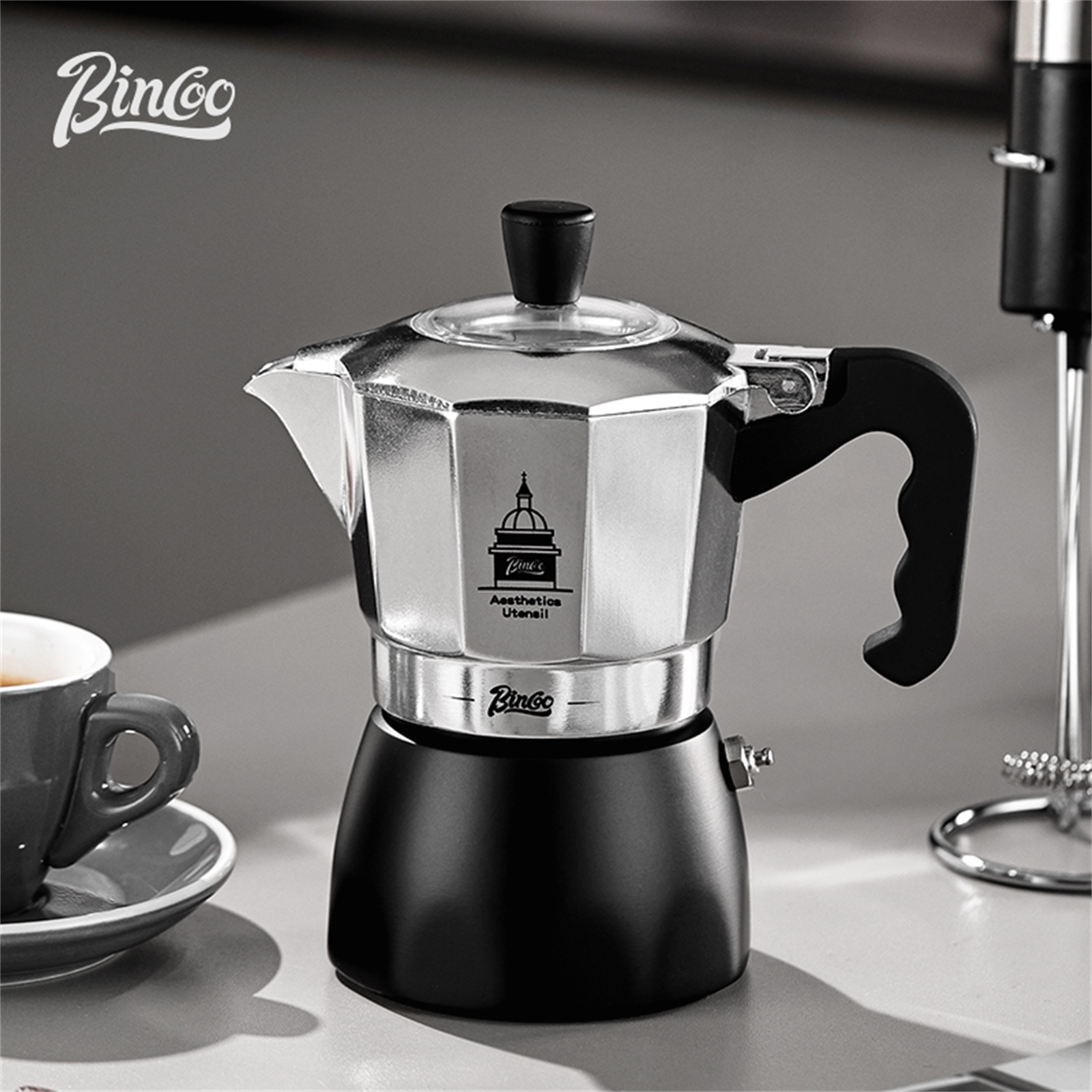 BINCOO Pot Moka à Double Valve - Coffee Equipment For Home avis et prix