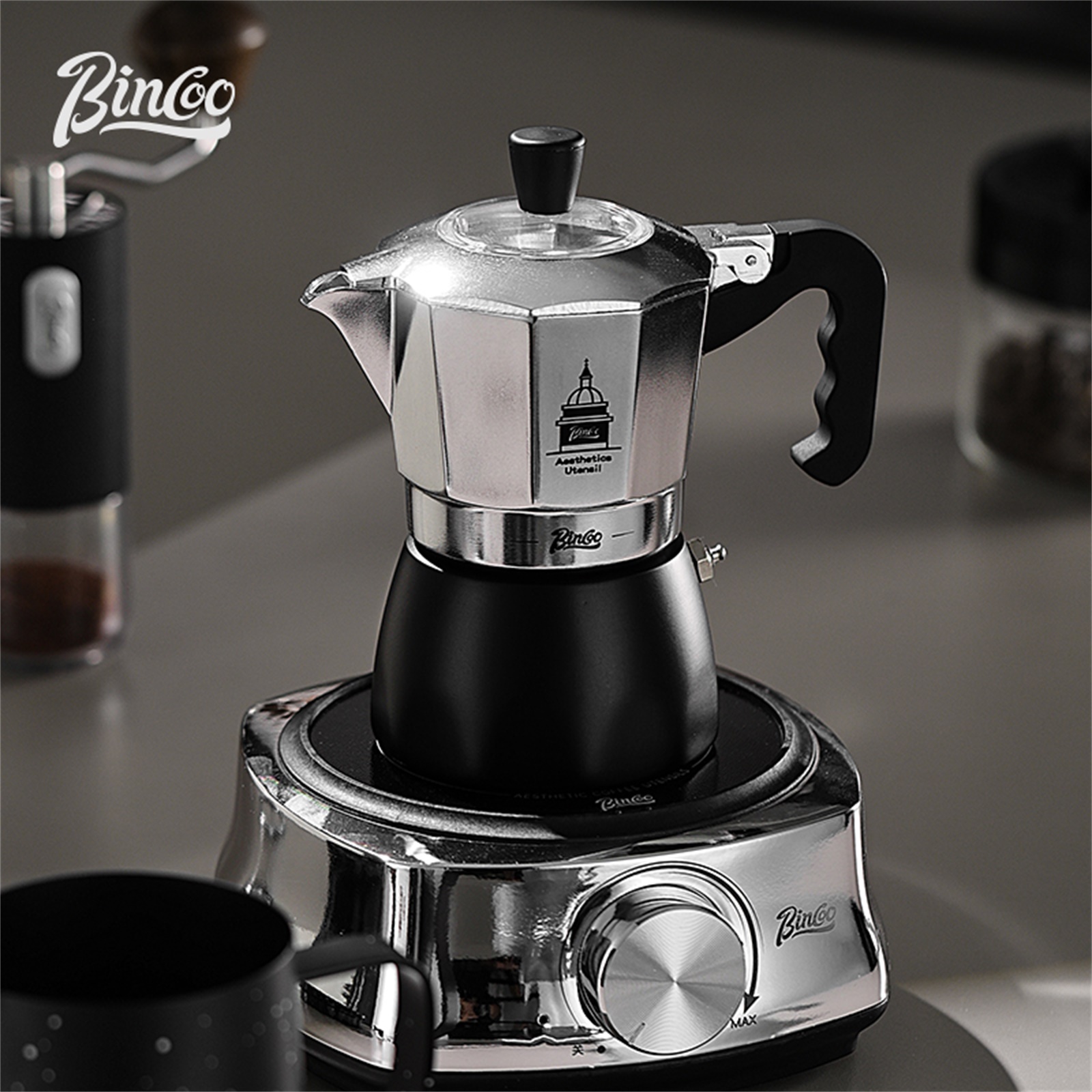 BINCOO Pot Moka à Double Valve - Coffee Equipment For Home avis et prix