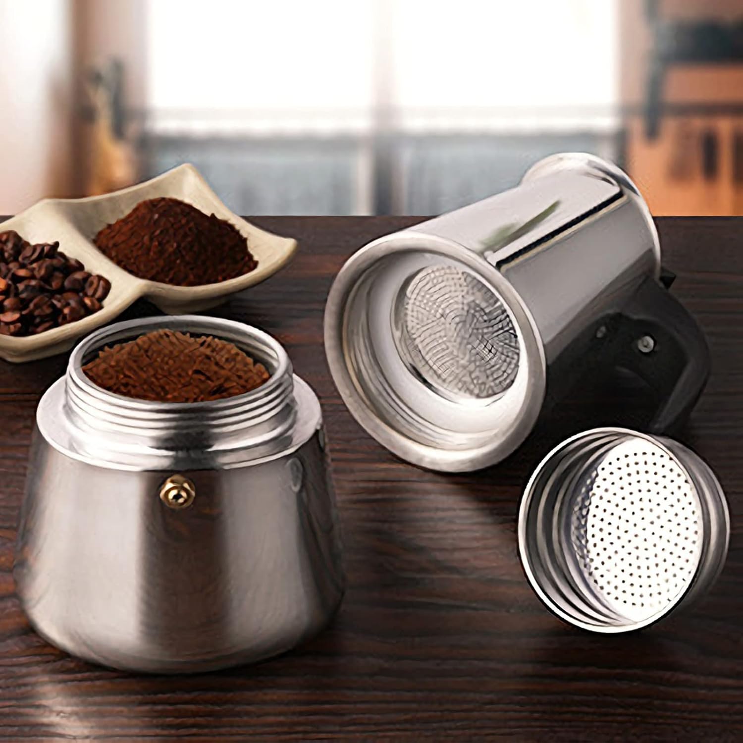 4/6/9 Tasses Moka Pot Caffe Ma - Coffee Equipment For Home avis et prix