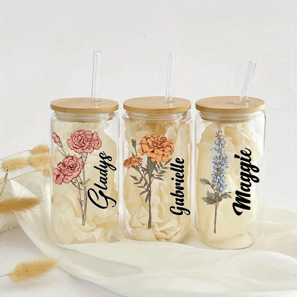 Verre personnalisé à motif flo - Coffee Equipment Names avis et prix