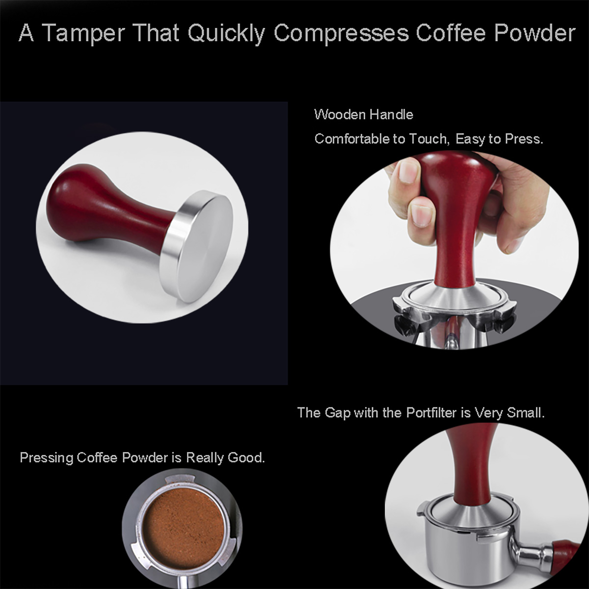 51mm 53mm 58mm Espresso Tamper - Coffee Shop Equipment avis et prix